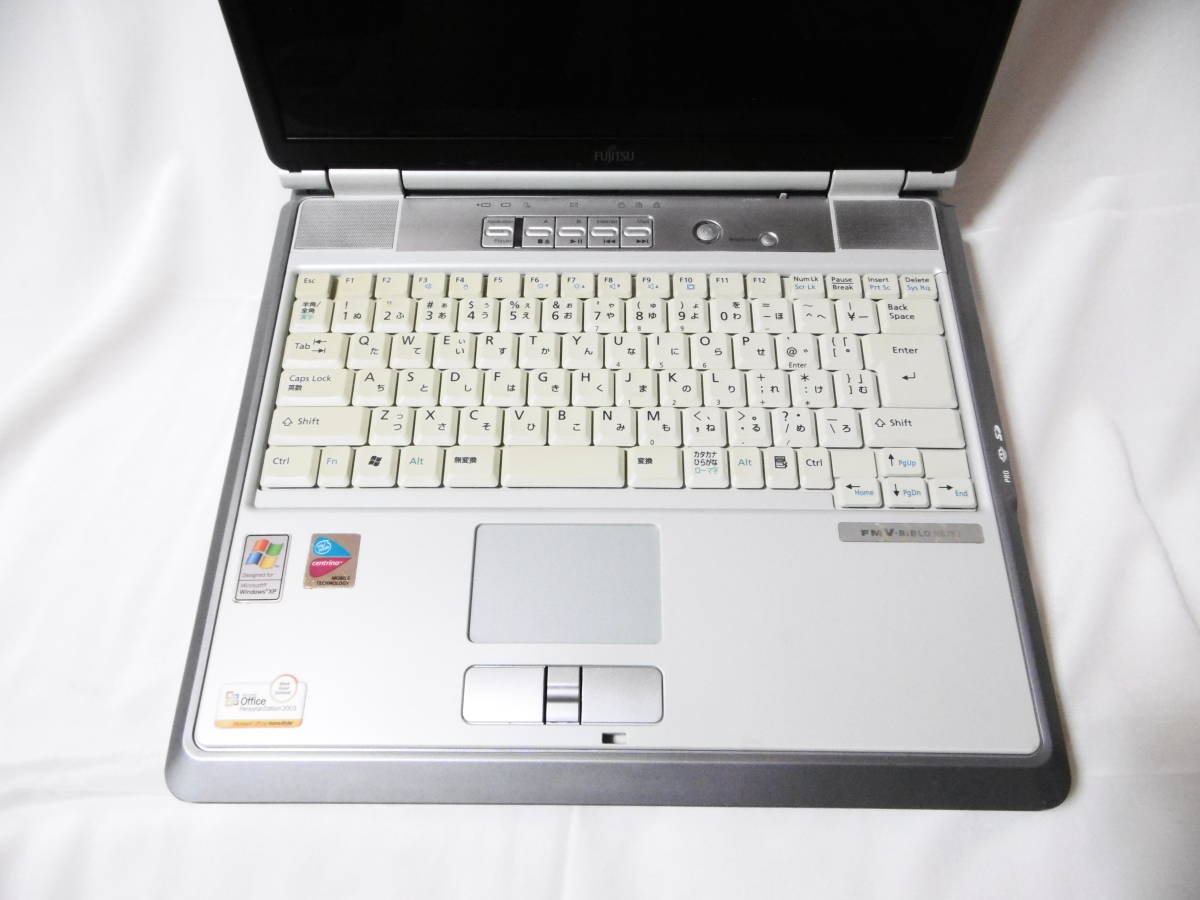 OS Windows 98 SE 富士通ノートPC FMV-BIBLO NB75J Pentium M OS Windows 98 SE 富士通ノートPC FMV-BIBLO NB75J Pentium M