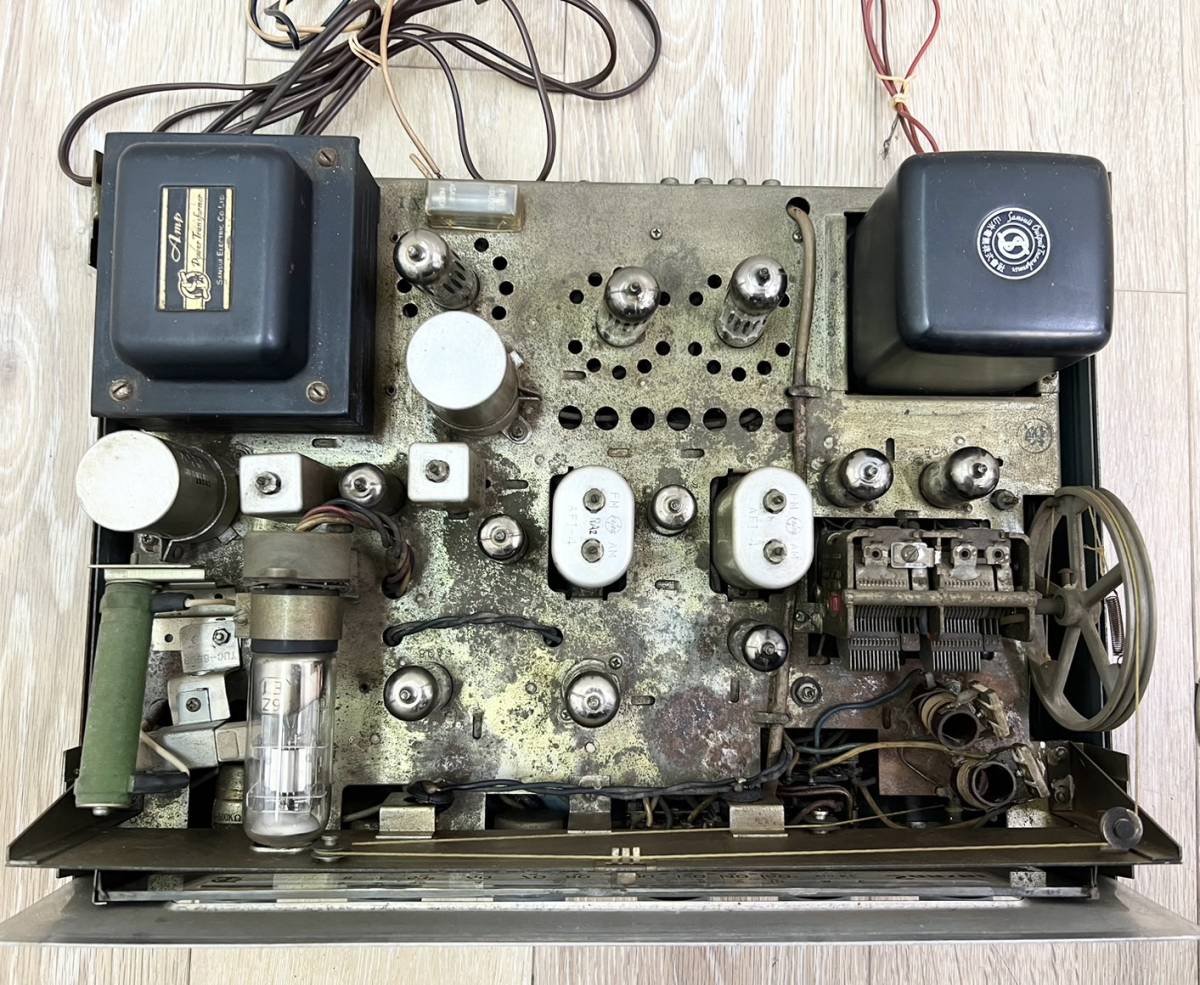 【1722】SANSUI 真空管アンプ　中古品　ヴィンテージ　レトロ　動作未確認品_画像2