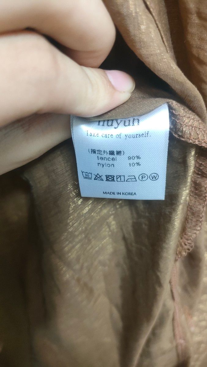 nuyuh ウユ design over sheer shirt ワンピース シャツ シアーシャツ ブラウス