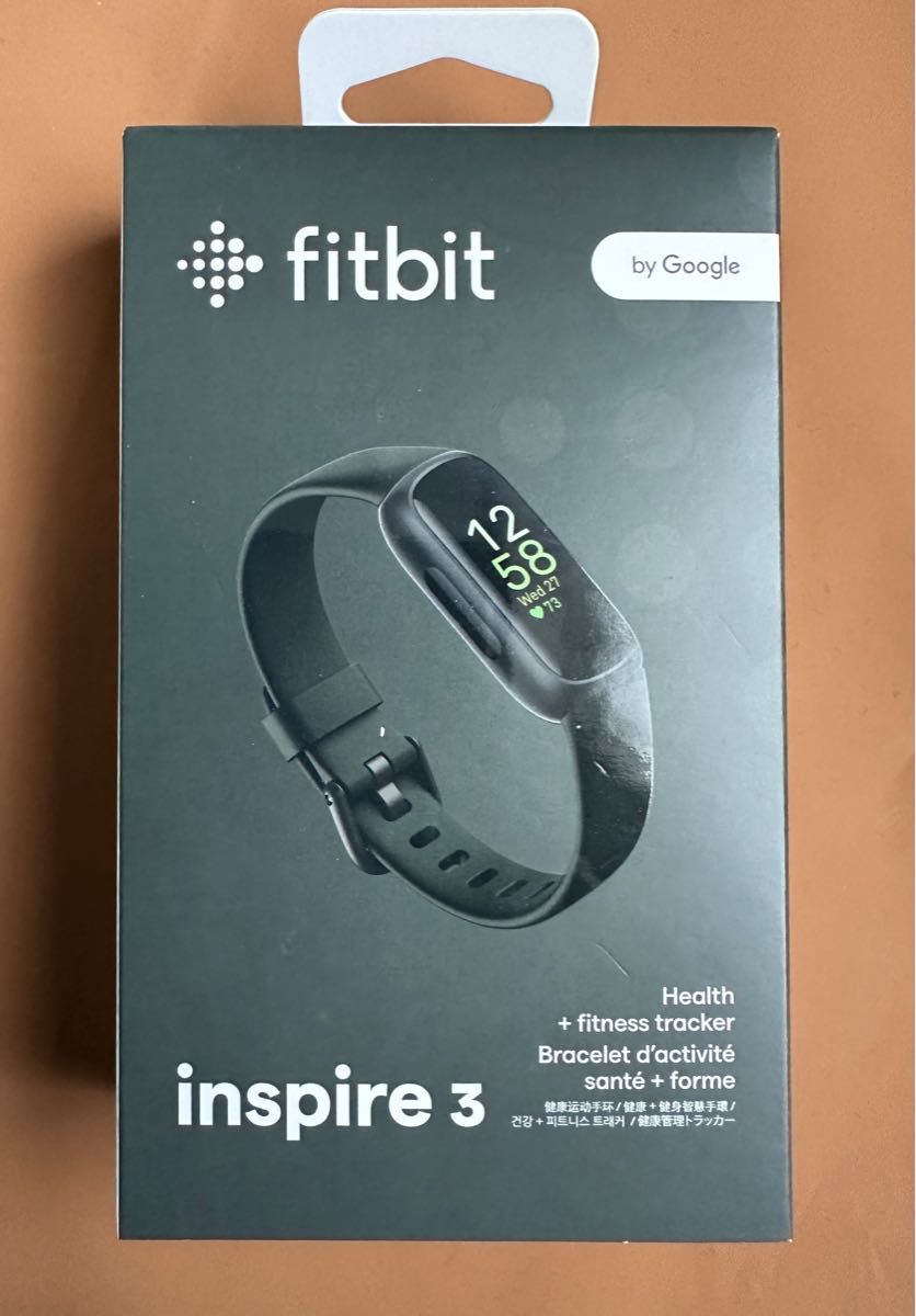 fitbit inspire 3 ブラック　新品 未使用 未開封