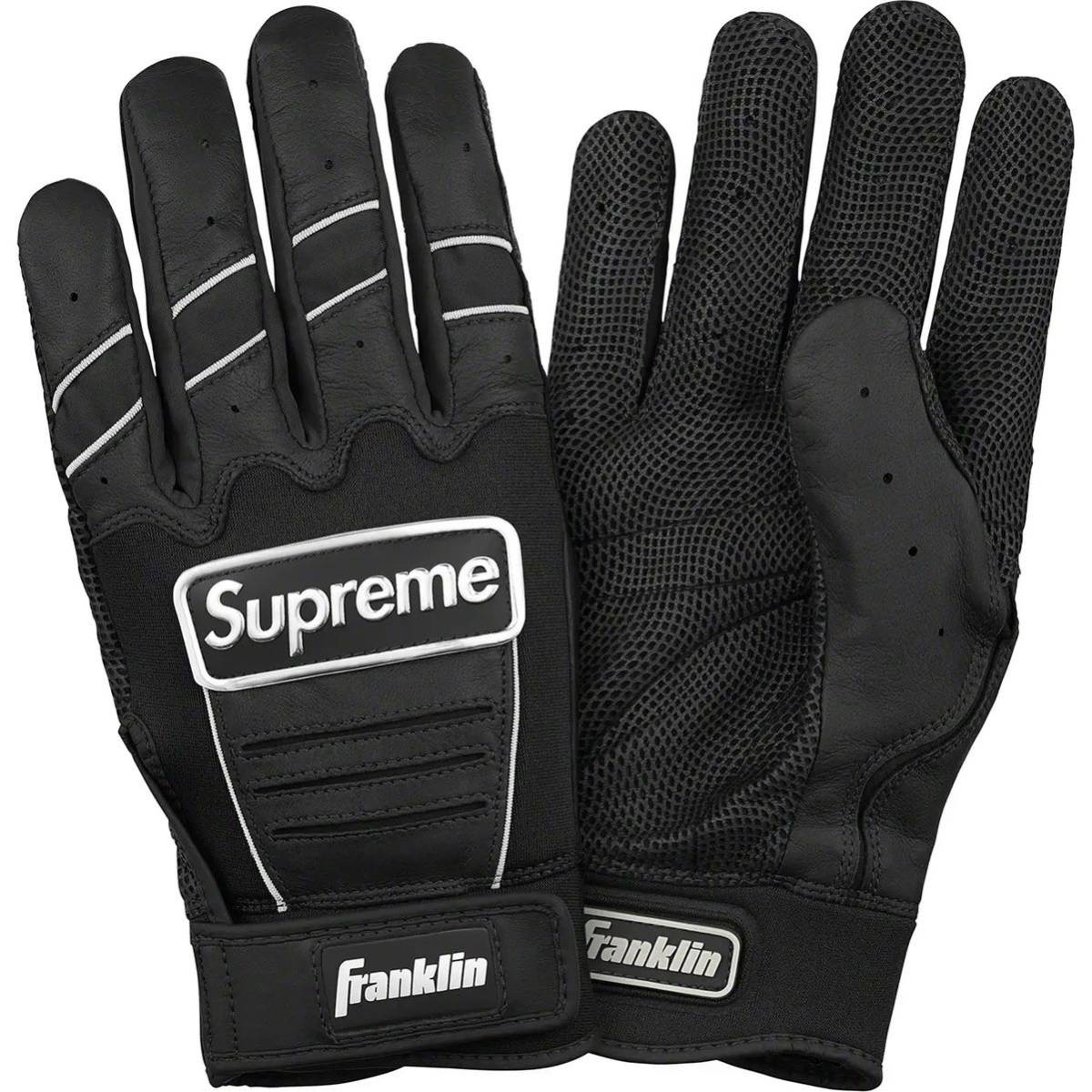 新品】 22ss Supreme/Franklin CFX Pro Batting Glove Lサイズブラック