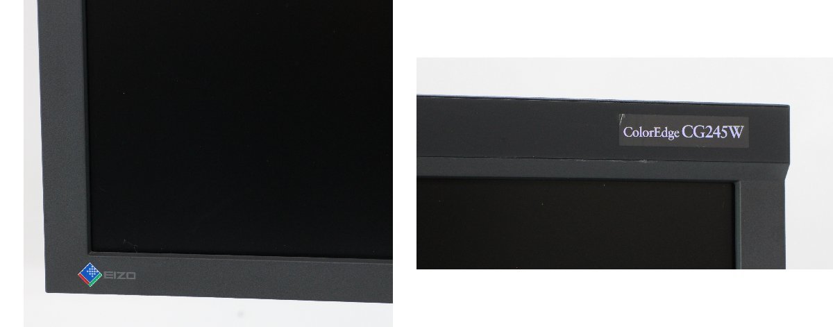 EIZO ナナオ ColorEdge CG245W 24.1インチ カラーマネージメント液晶 ディスプレイ 使用時間9370h 昇降 回転可能 液晶モニター 2011年製_画像2