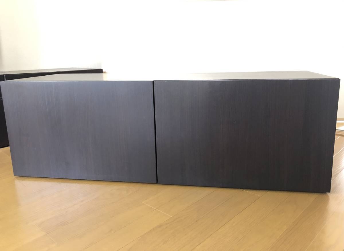 引取り可【IKEA・BESTA】ベストー（120×41.5×38）引き出し付に変更可　収納棚　テレビ台
