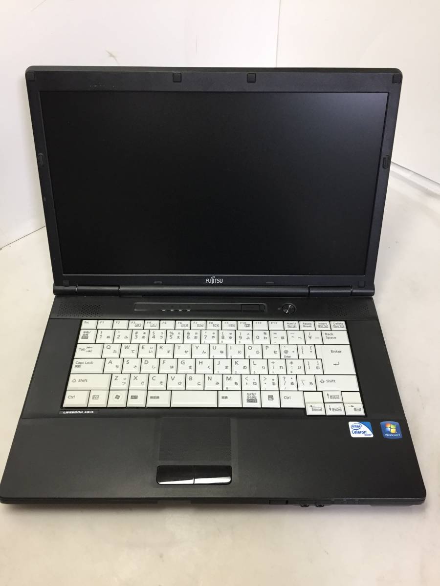 ※即決☆[BIOS確認］FUJITSU LIFEBOOK A561/D FMVNA5SE ノートPC Celeron B710 1.6GHz 2GB【現状渡し】の画像4