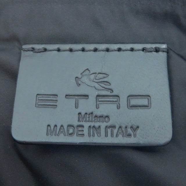 美品ETROエトロ トートバッグ ハンドバッグ ポーチ付き リバーシブル A4収納 イタリア製 良品 正規品の画像10