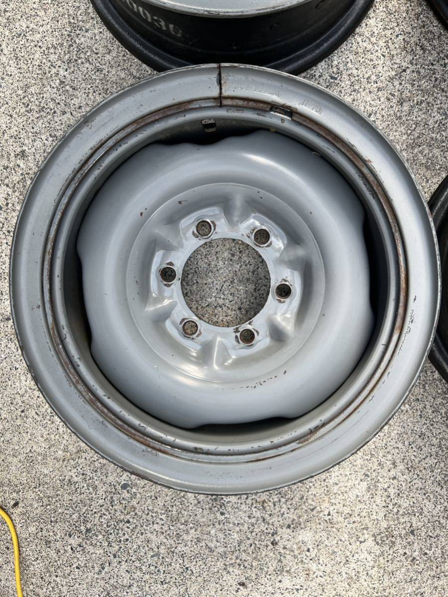 希少 純正 リングホイール トヨタ ランドクルーザー 60 40 鉄ホイール