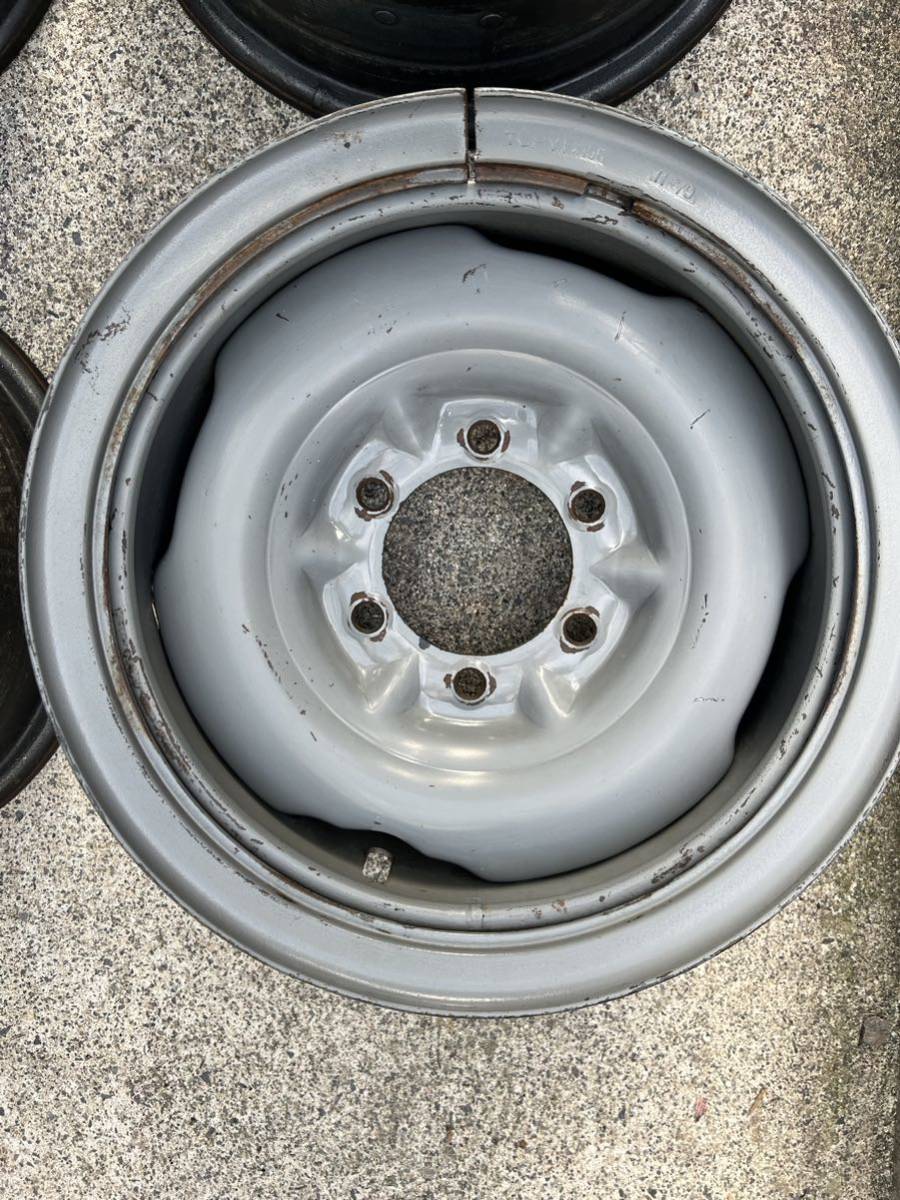 希少 純正 リングホイール トヨタ ランドクルーザー 60 40 鉄ホイール