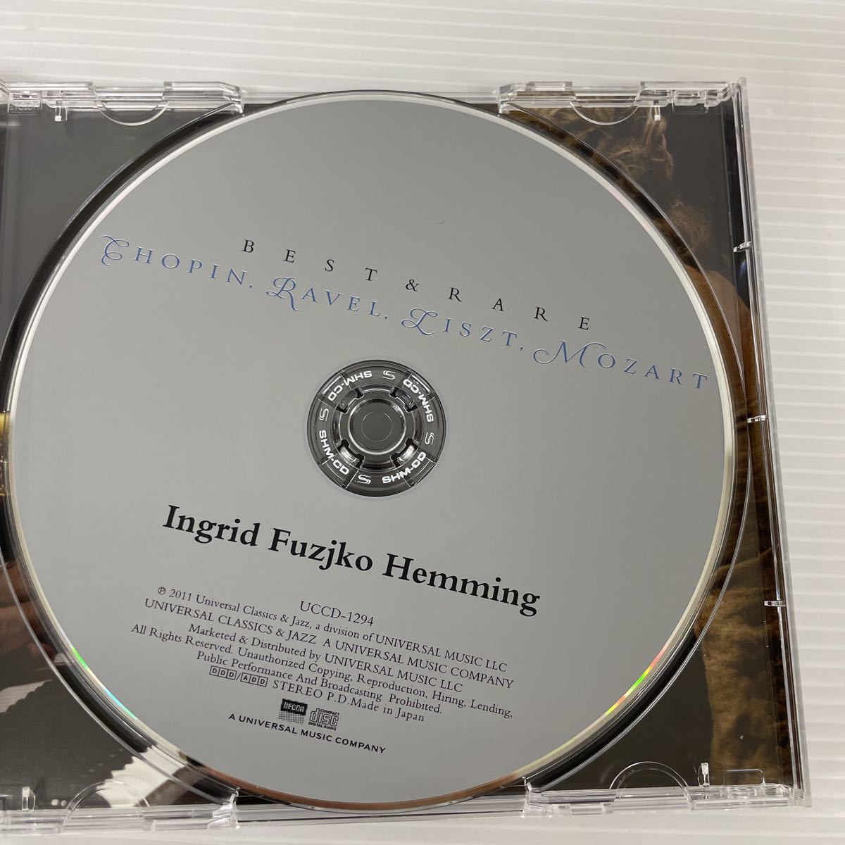 U CD フジコ・ヘミング 奇蹟のピアニスト フジコ・ベスト&レア UCCD-1294 DECCA SHM-CD Ingrid Fuzjko Hemmingの画像4