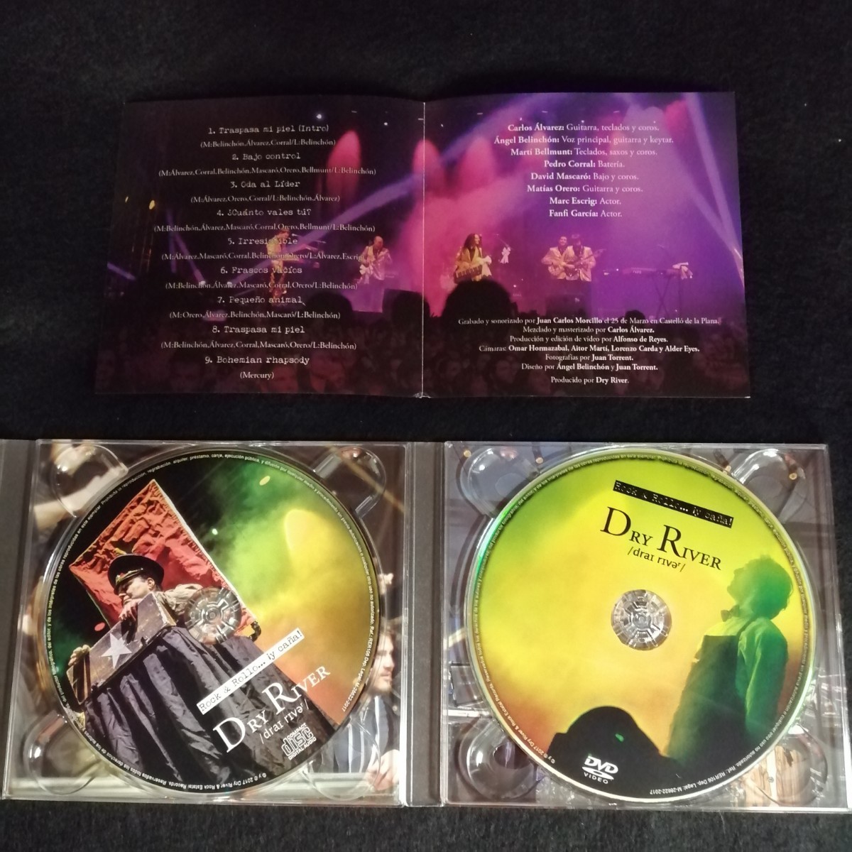 C09 中古CD ドライリバー DRY RIVER rock and rollo ...!y cana! ライブアルバム CD+DVD(リージョン不明) スペイン産 プログレ 2017年作品_画像4