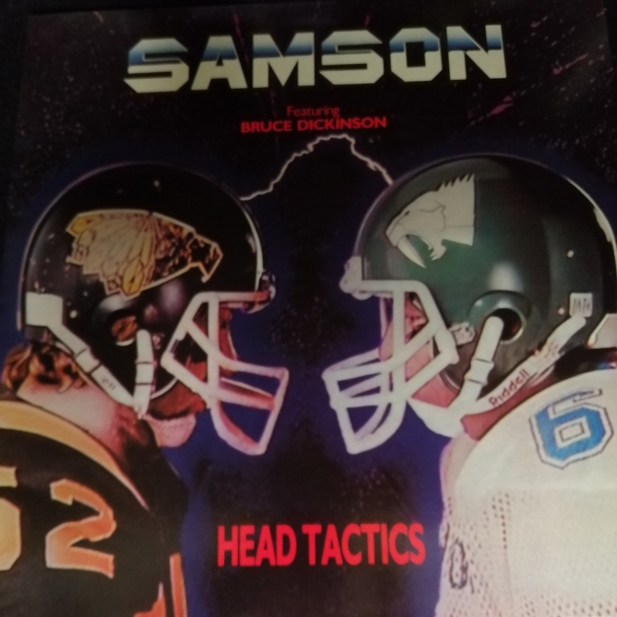 C09 中古LP 中古レコード　SAMSON head tactics feat.ブルースディッキンソン　EST 2006 UK盤 サムソン　アイアンメイデン　1986年_画像1