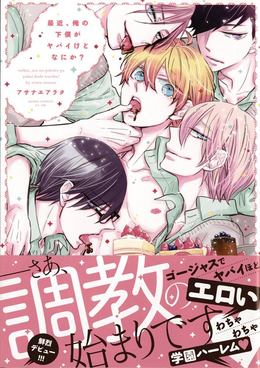 アサナエアラタ 直筆イラストサイン本 「最近、俺の下僕がヤバイけどなにか?」　♯　 BL コミック