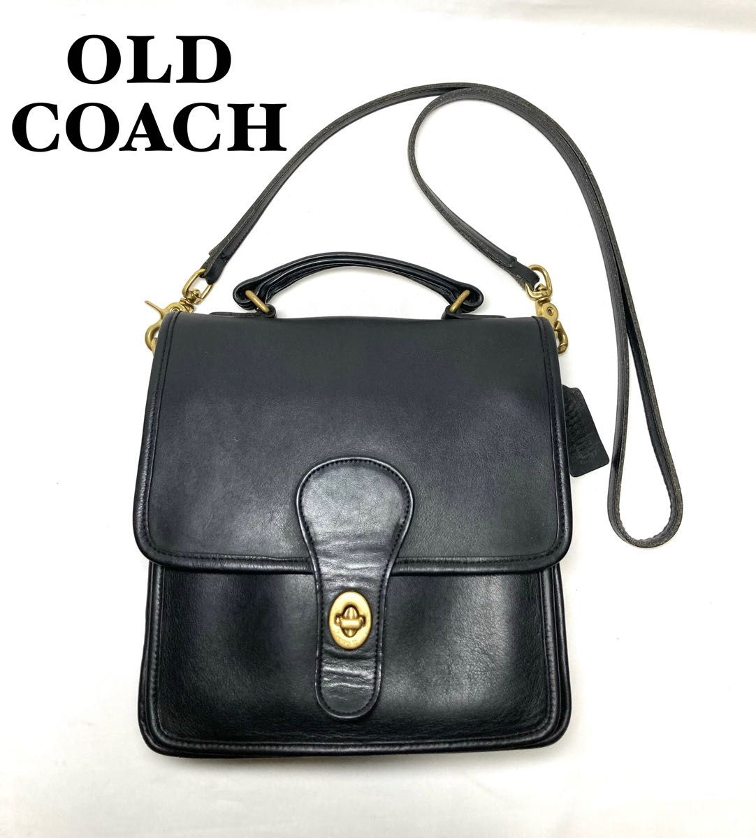 美品】COACH オールドコーチ ショルダーバッグ ターンロック 5130