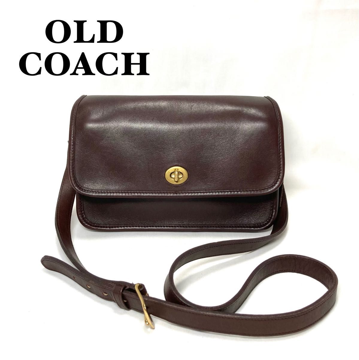 【極美品】COACH オールドコーチ　ショルダーバッグ　ターンロック　9312