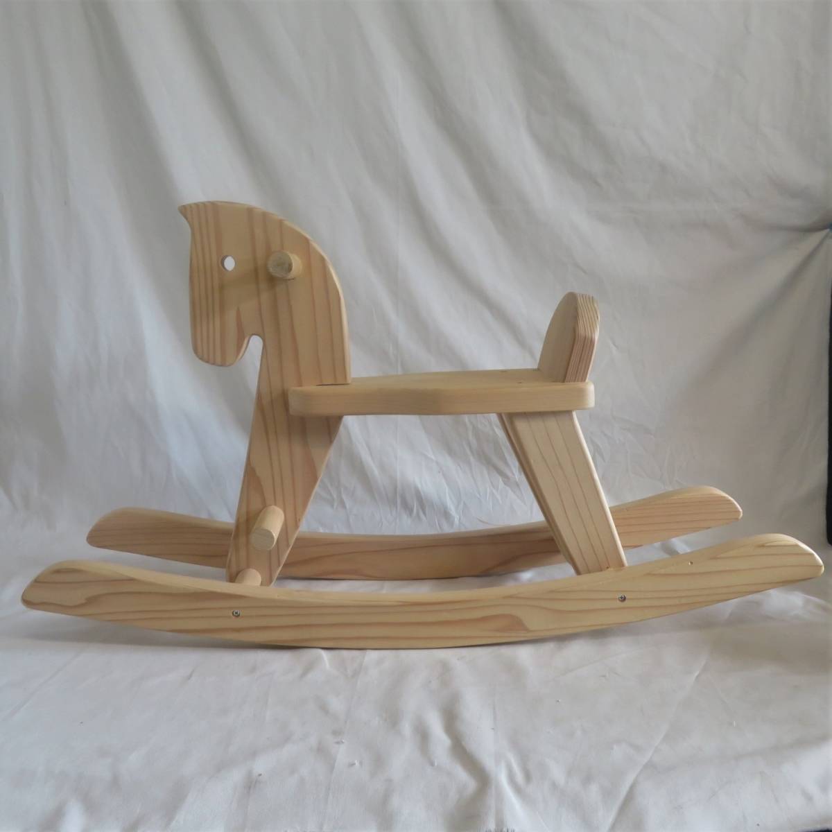  reference price 18,480 jpy [ Aichi store ] wooden horse locking hose wooden toy width 77.5cm× depth 20.5cm× height 43cm wooden toy vehicle playground equipment 