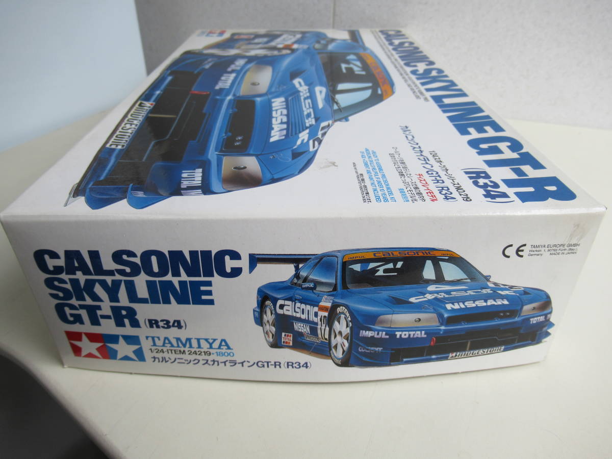 k608[ not yet constructed * storage goods ]1/24 rare goods * Tamiya TAMIYA Calsonic Skyline GT-R (R34) sport car series NO.219