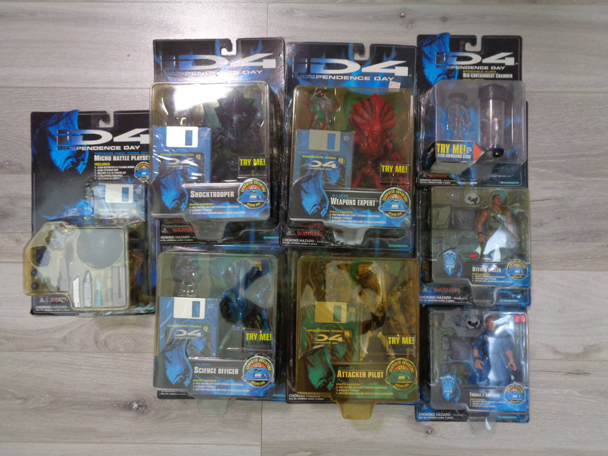 【あすつく】 ID4 インディペンデンス・デイ 8体セット レア! 未開封 新品 ビンテージ 1996年 トレンドマスター その他 【あすつく】 ID4 インディペンデンス・デイ 8体セット レア! 未開封 新品 ビンテージ 1996年 トレンドマスター その他