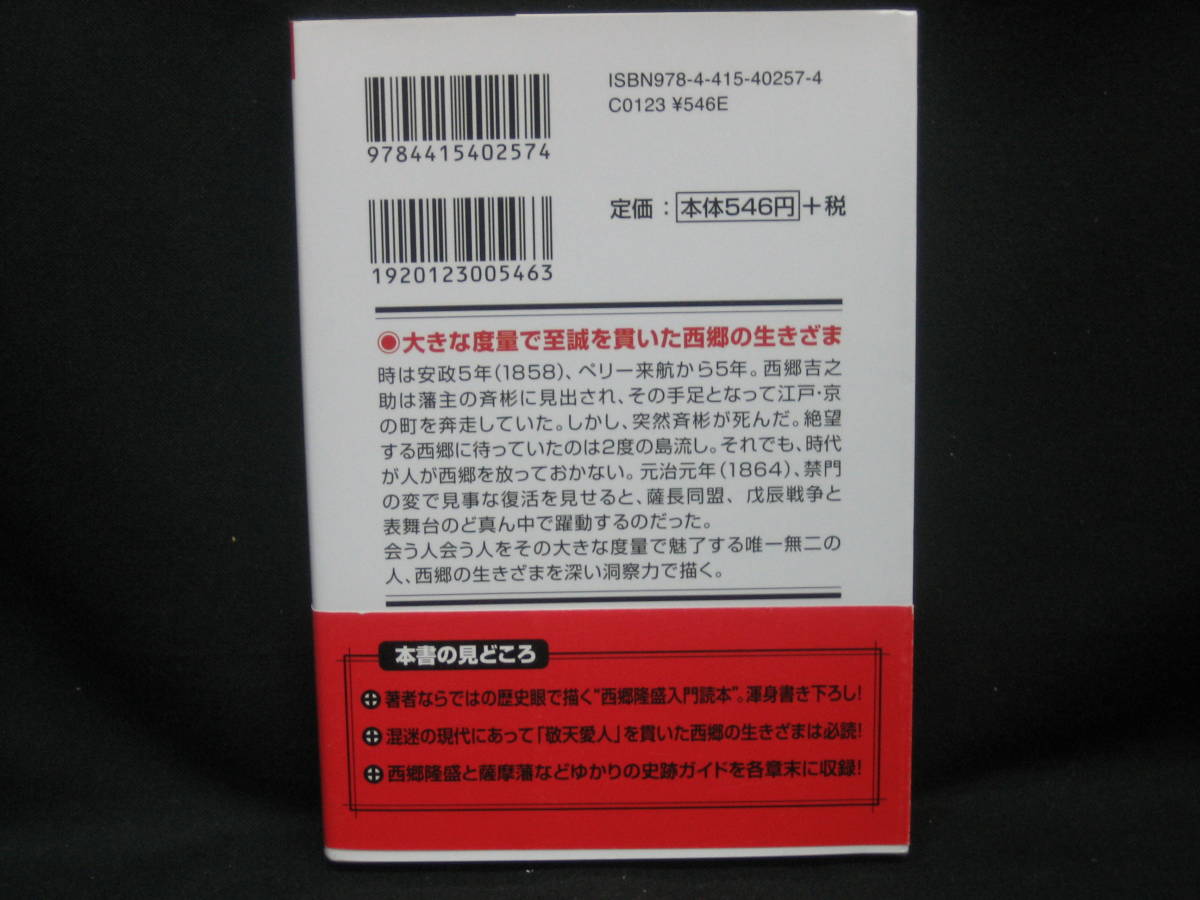 ★☆【送料無料　即決　童門冬二　西郷隆盛 天が愛した男 (成美文庫) 成美堂出版】☆★_画像2