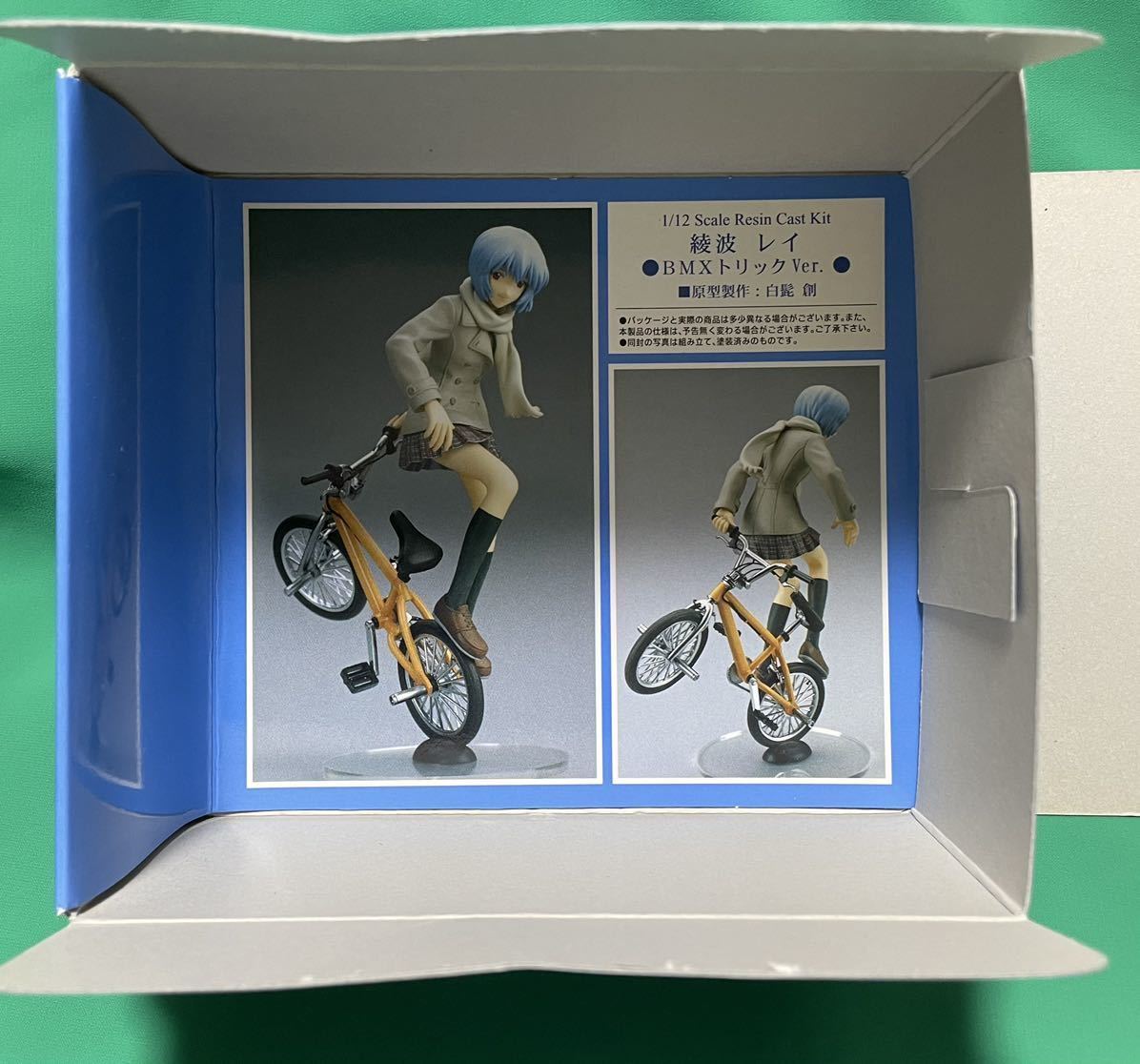 新世紀 エヴァンゲリオン 1/12 綾波レイ BMXトリックver. ガレージキット　フィギュア EVANGELION REI AYANAMI 現状品_画像8