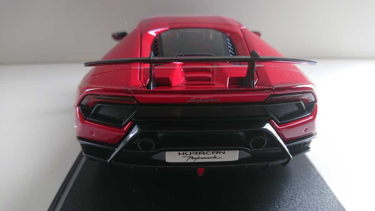 マイスト1/18◆ランボルギーニ ウラカン ペルフォルマンテ ◆Lamborghini Huracn Performante 　濃赤_画像6