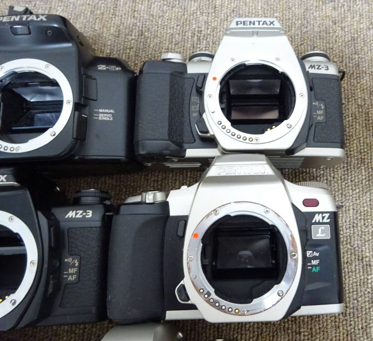 棚9・A195　PENTAX/FUJI/KANICA/RICOH 一眼レフ フィルムカメラ　10台セット_画像3