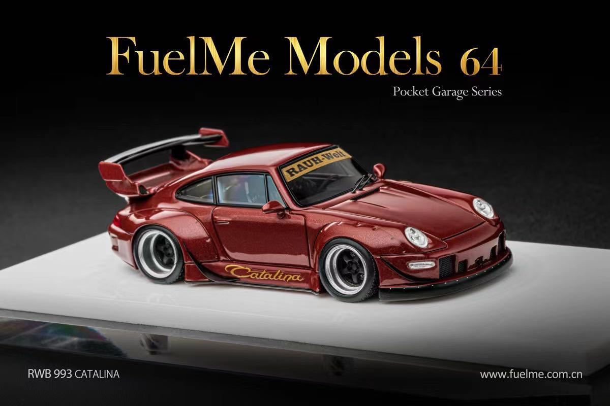 1/64 FuelMe RWB 993 ポルシェ CATALINA 赤_画像1