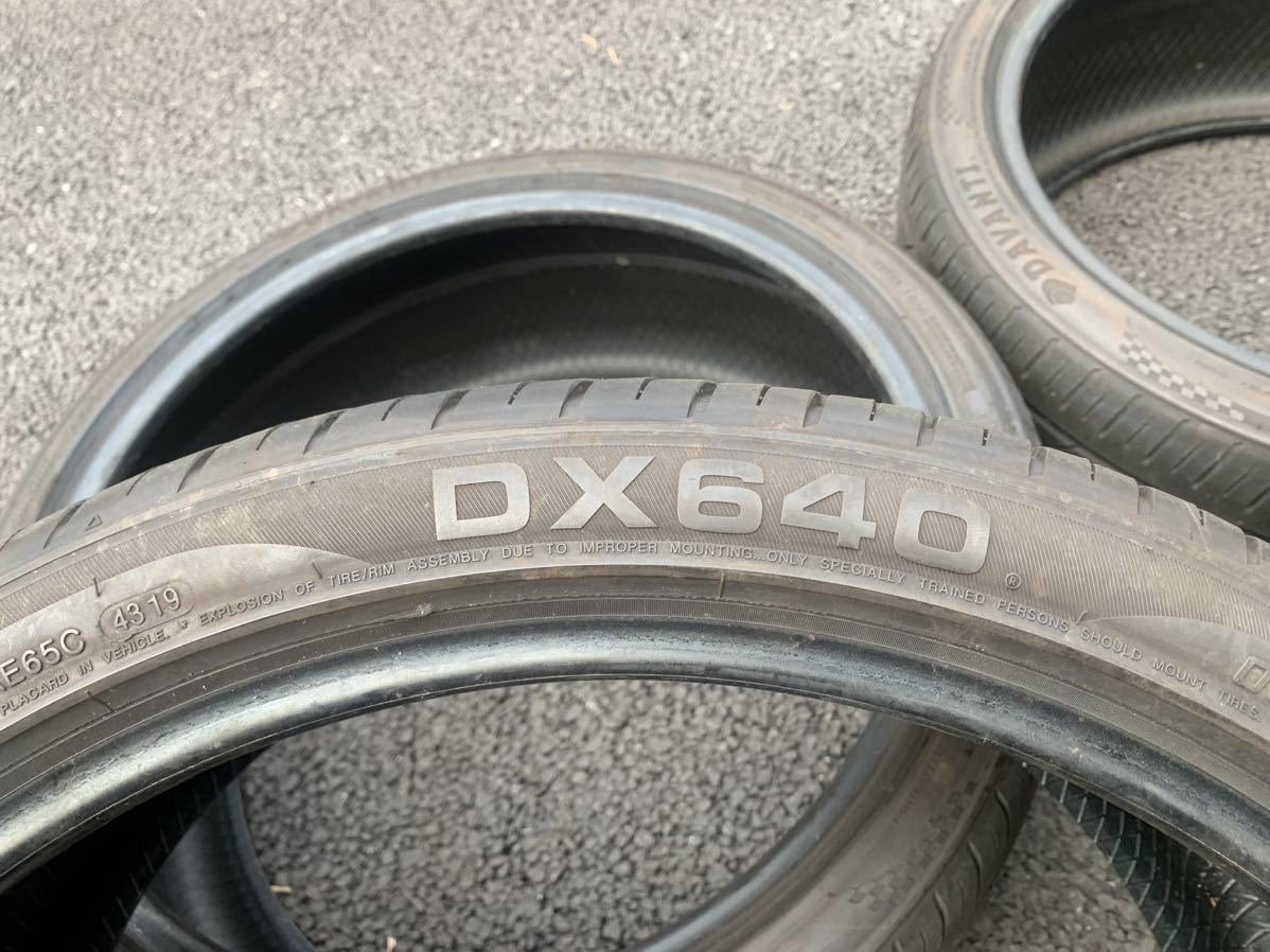 中古 サマータイヤ ダヴァンティ DAVANTI DX640 265/35R22 102W 4本セット 2019年製_画像4