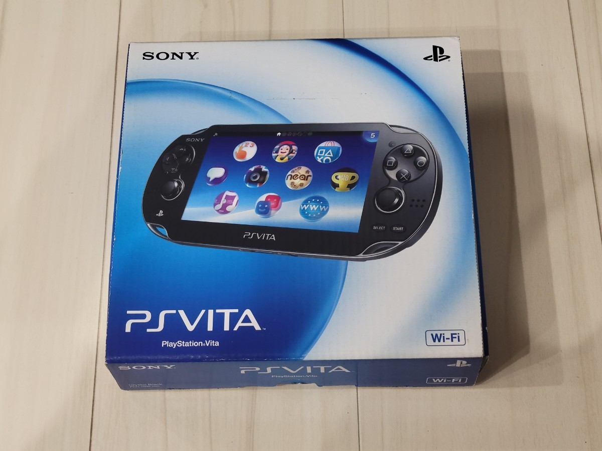 正規 Vita PlayStation クリスタル・ブラック ZA01 PCH-1000 Wi-Fi