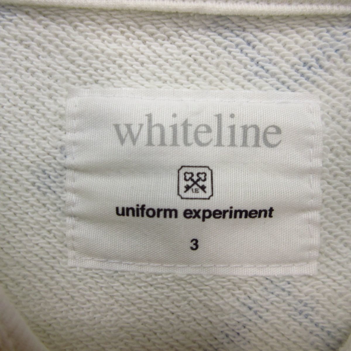 ◎SOPH ソフネット uniform experiment white line◆パーカー スウェット 総柄◆メンズ オフホワイト サイズ3◆A2638_画像6