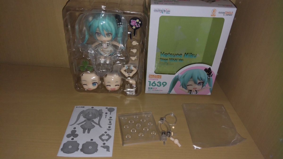 (送料無料) ねんどろいど 1639 初音ミク ステージのセカイVer. 開封品 グッドスマイルカンパニー_画像3