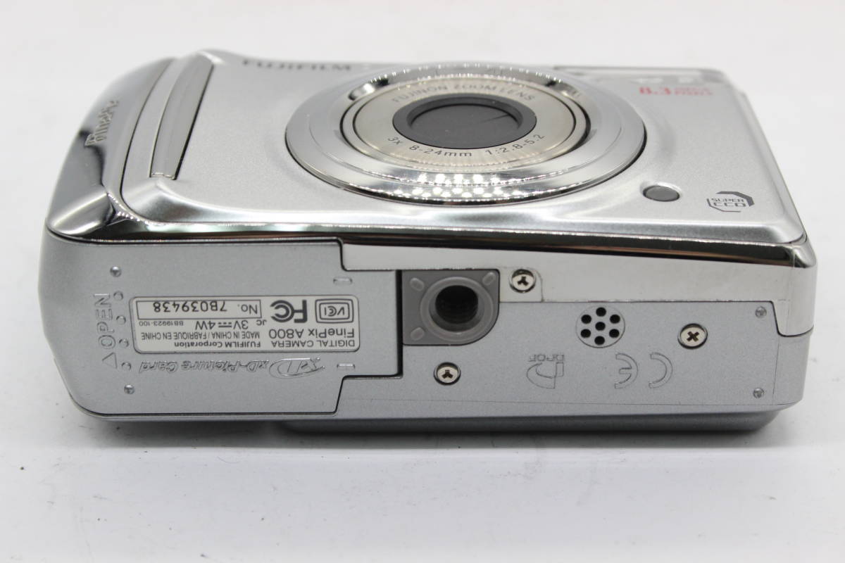 【美品 返品保証】 【便利な単三電池で使用可】フジフィルム Fujifilm Finepix A800 Fujinon Zoom 3x コンパクトデジタルカメラ s436_画像7
