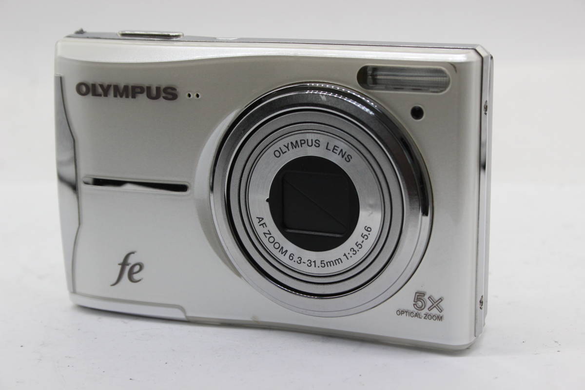 ファッションの AF ホワイト FE-46 Olympus 【便利な単三電池で使用可