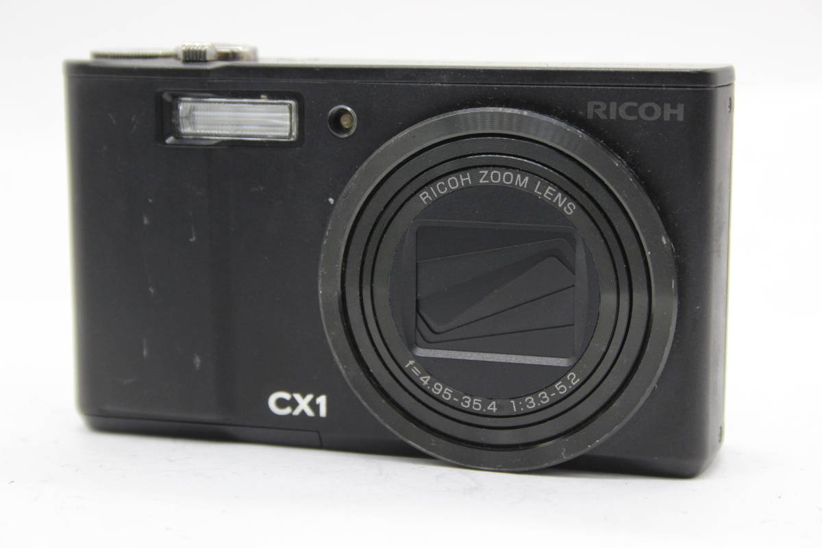 【返品保証】 リコー Ricoh CX1 ブラック 7.1x コンパクトデジタルカメラ s459_画像1