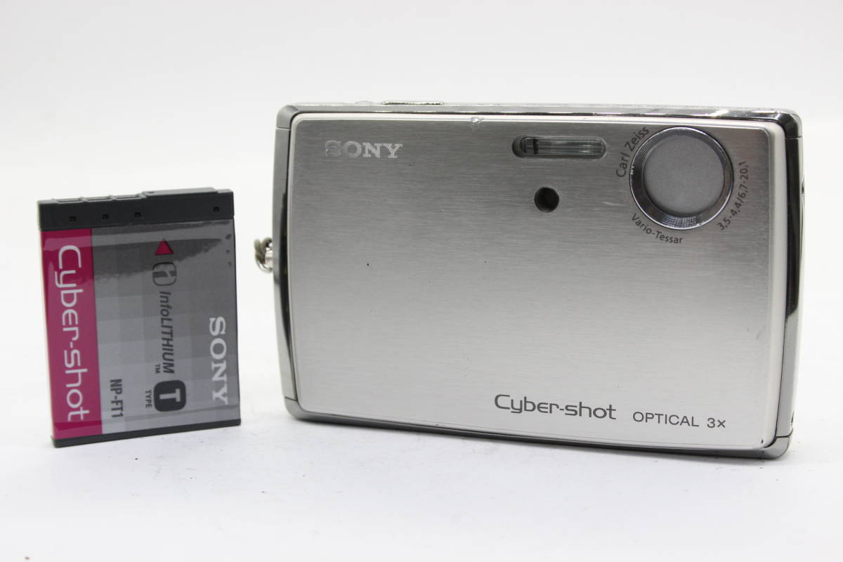 【返品保証】 ソニー Sony Cyber-shot DSC-T33 3x バッテリー付き コンパクトデジタルカメラ s477