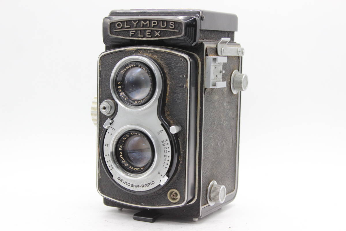 【訳あり品】 オリンパス Olympusflex D.Zuiko F.C. 7.5cm F3.5 二眼カメラ s481