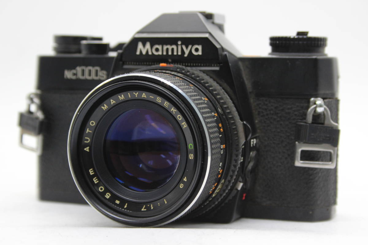 【返品保証】 マミヤ Mamiya NC1000S ブラック SEKOR C S 50mm F1.7 ボディレンズセット s486_画像1
