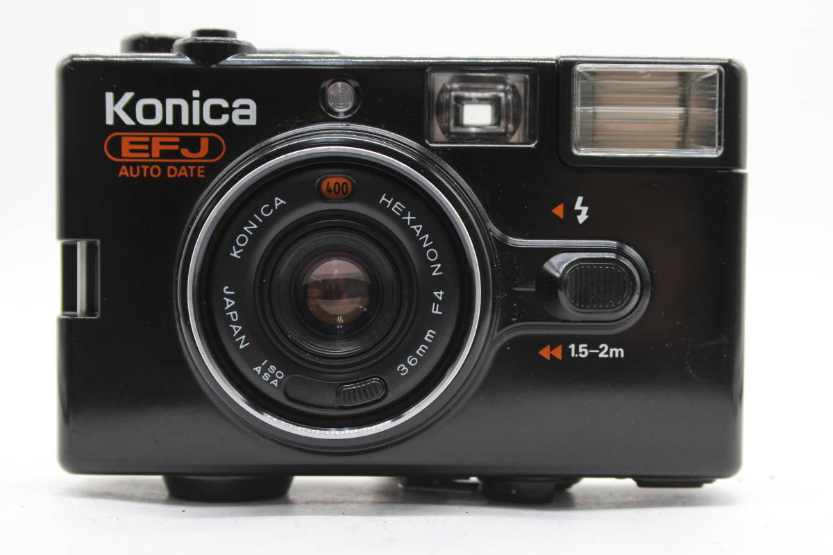 【返品保証】 コニカ KONICA EFJ AUTO DATE HEXANON 36mm F4 コンパクトカメラ s487_画像2