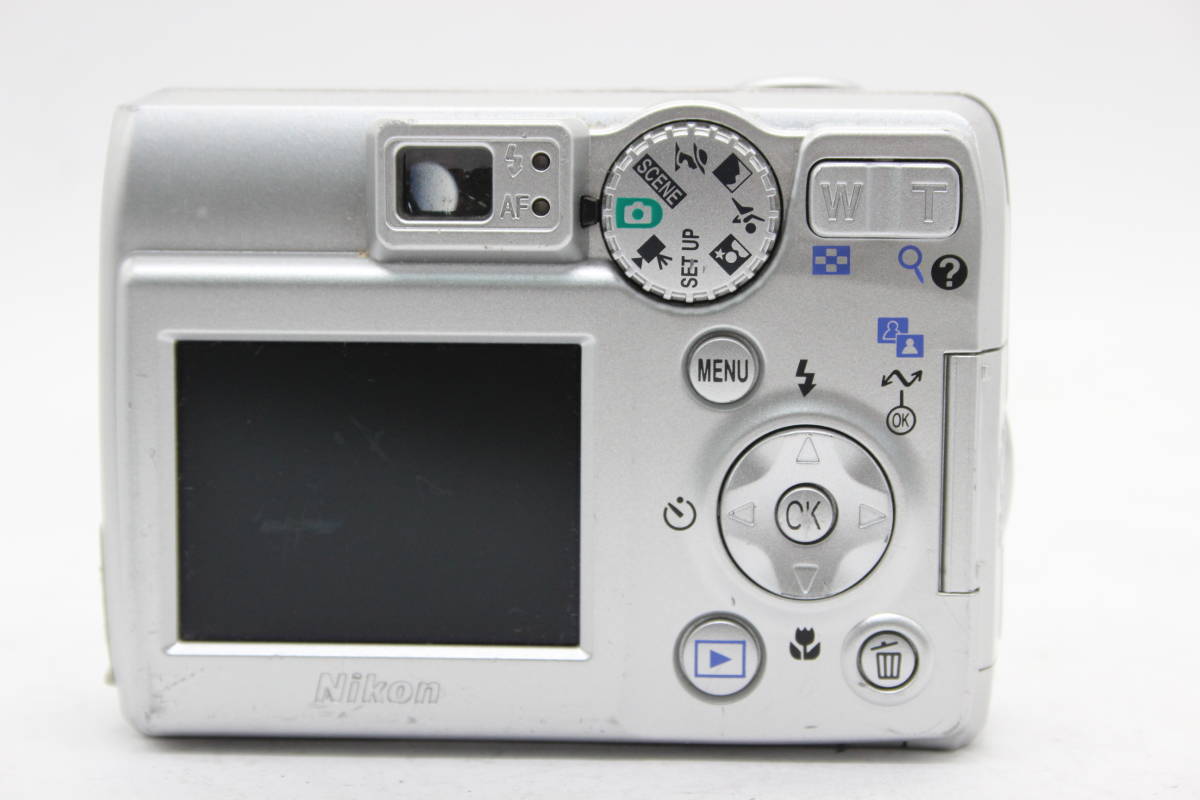 【返品保証】 【便利な単三電池で使用可】ニコン Nikon Coolpix E5600 Zoom Nikkor コンパクトカメラ s584_画像4