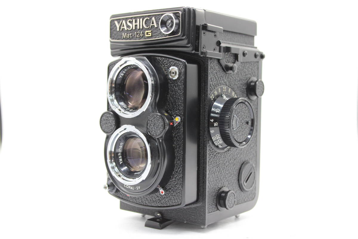 外観美品】 ヤシカ Yashica Mat-124 G Yashinon 80mm F3.5 二眼カメラ