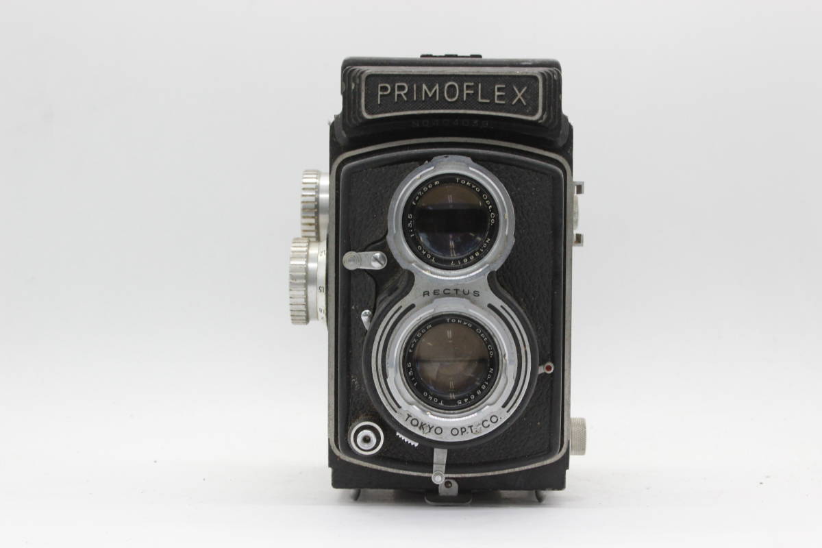 【訳あり品】 PRIMOFLEX Toko 7.5cm F3.5 二眼カメラ s1245_画像2