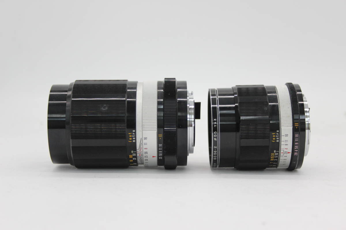 【返品保証】 【レンズ2点まとめ】コニカ Konica Hexanon 135mm F3.5 35mm F2.8 前後キャップ フィルター付き レンズ s924_画像6