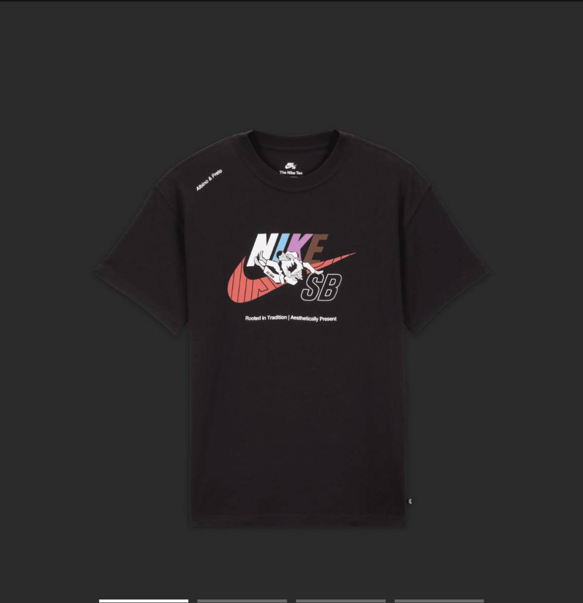 Nike SB Tee Albino & Preto Blackナイキ SB Tシャツ アルビノ＆プレト ブラック　サイズL_画像2