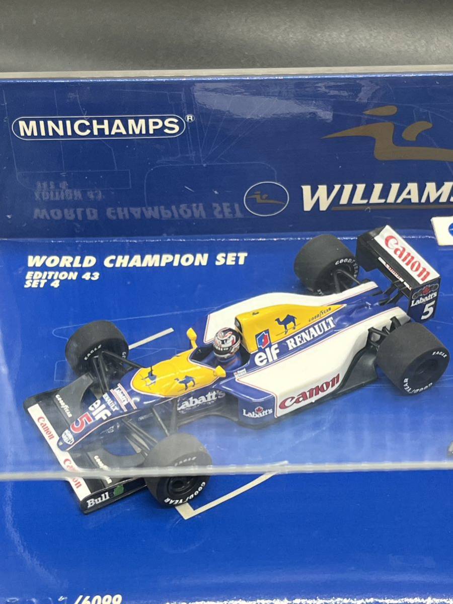 希少！ミニチャンプス 1/43 ウィリアムズ F1 ナイジェル・マンセル　1992/アラン・プロスト　1993 2_画像3