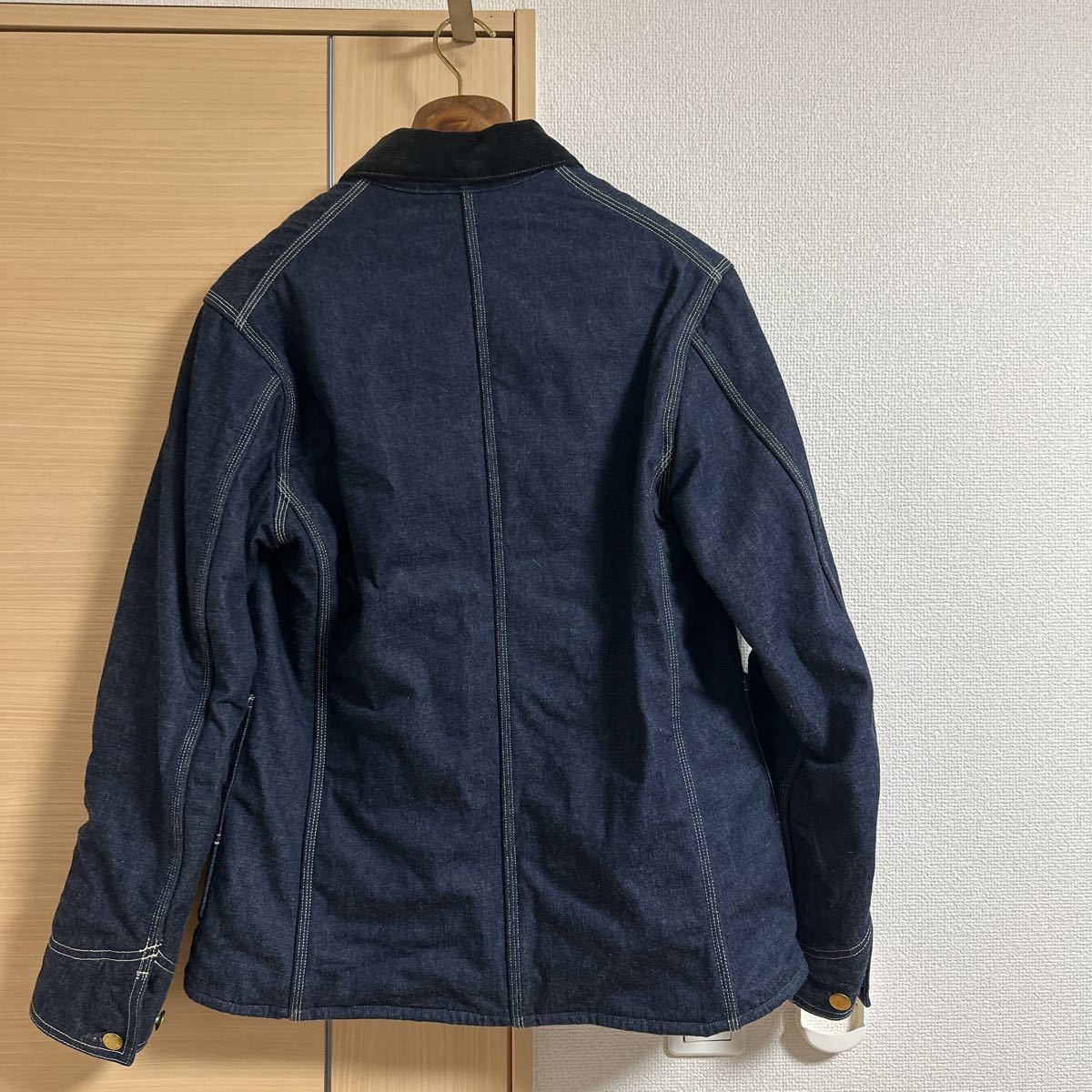 アットラスト　atlast&co timeworn clothing butcher products デニム　カバーオール　ブランケット　38 美品　ブッチャープロダクツ_画像6