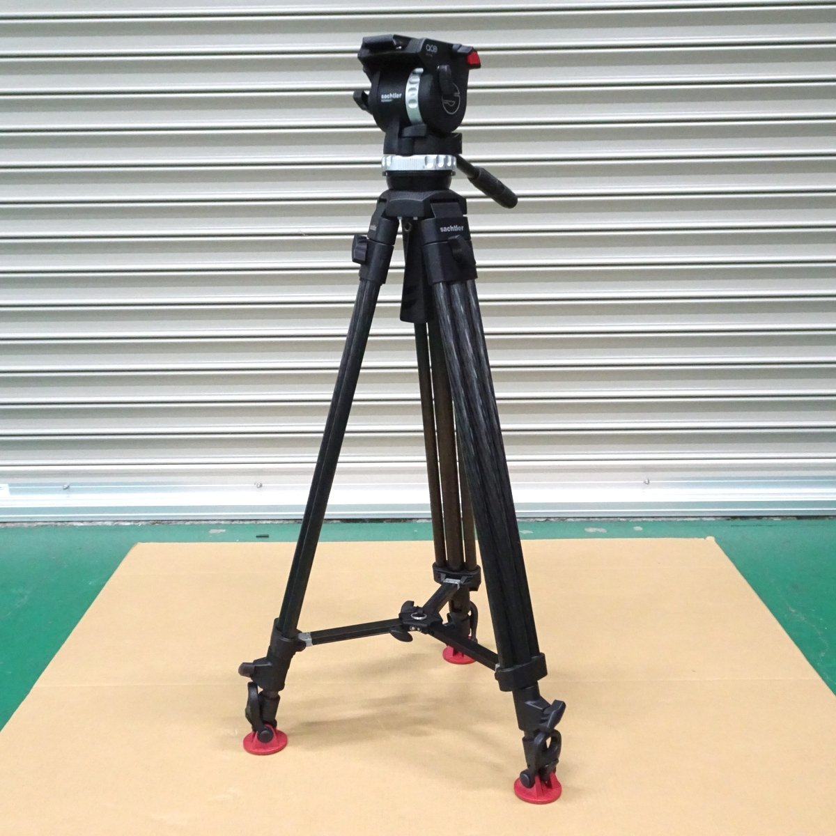 Sachtler Ace L MS CF カーボン三脚3段（ミッドスプレッダー付き/75mmボール/バッグ付き) 【中古/動作品】#380813_画像2