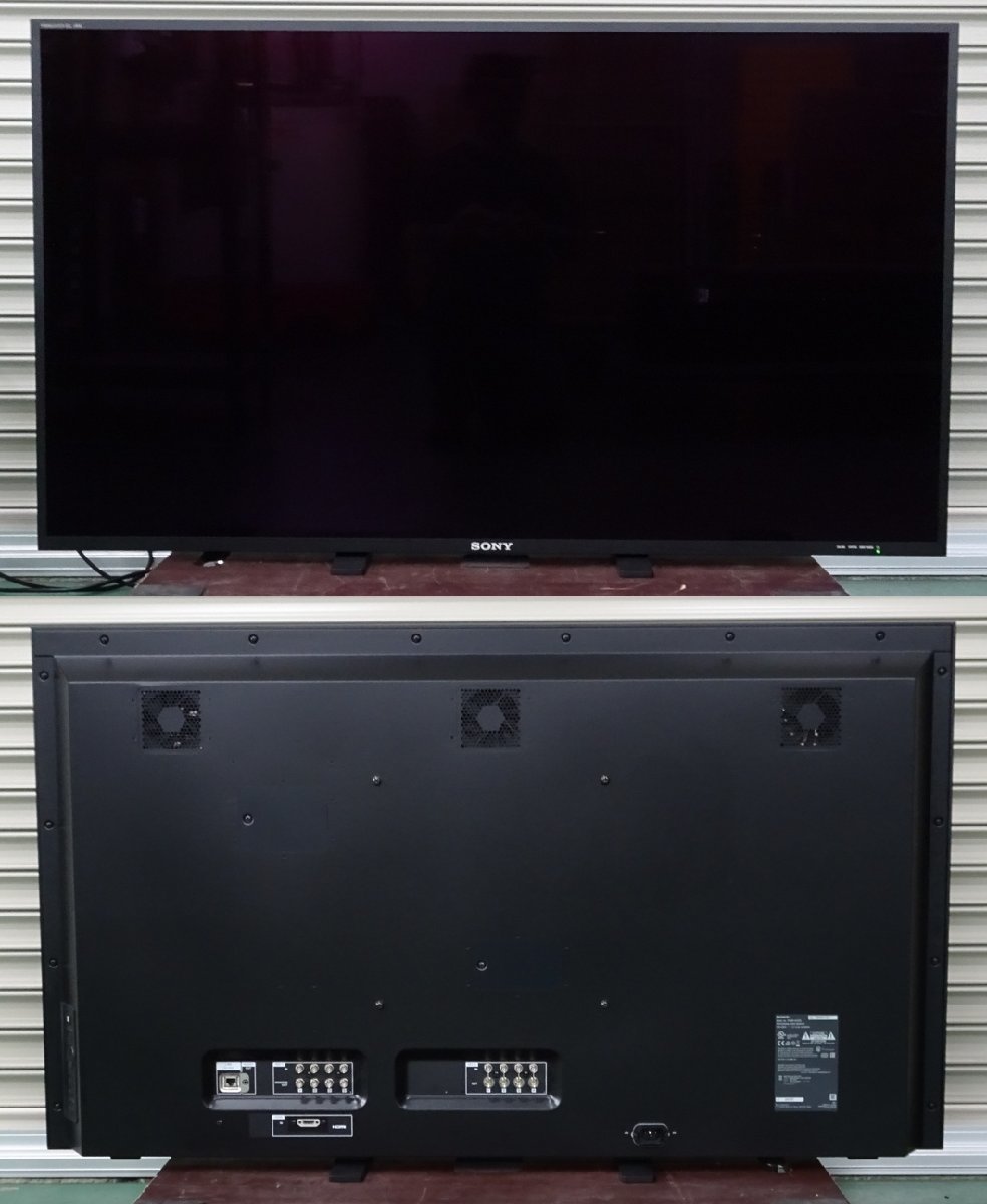 SONY PVM-X550 55型業務用4K有機ELモニター（画面傷あり/キャリーケース付き）【中古/動作品】#378717_画像4