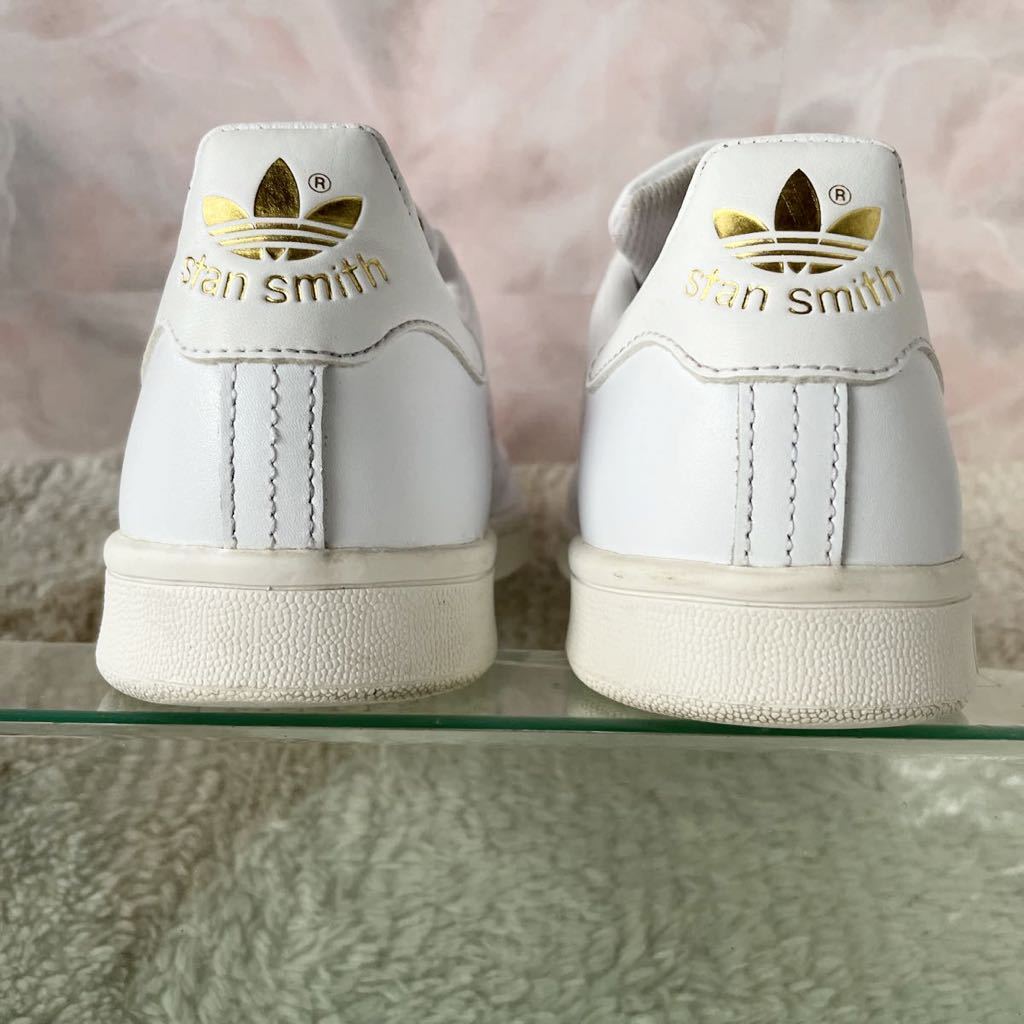 美品 adidas STAN SMITH アディダス スタンスミス22.5cm ホワイト キンベロ レディース 元箱付き_画像5