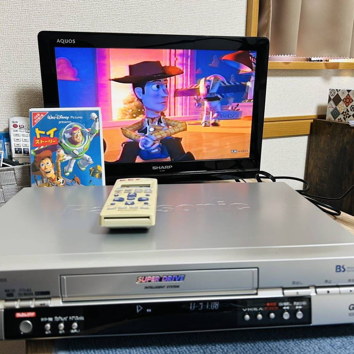 Panasonic NV-HXB55 高画質VHSデッキ リモコン付属品セット 分解 Panasonic NV-HXB55 高画質VHSデッキ リモコン付属品セット 分解