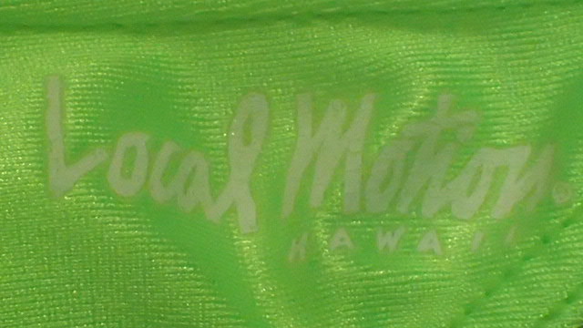 LOCAL MOTION ローカルモーション 蛍光色(黄緑＆ピンク)２枚セット サイズL ビキニ 競泳 スイムウェア_画像4