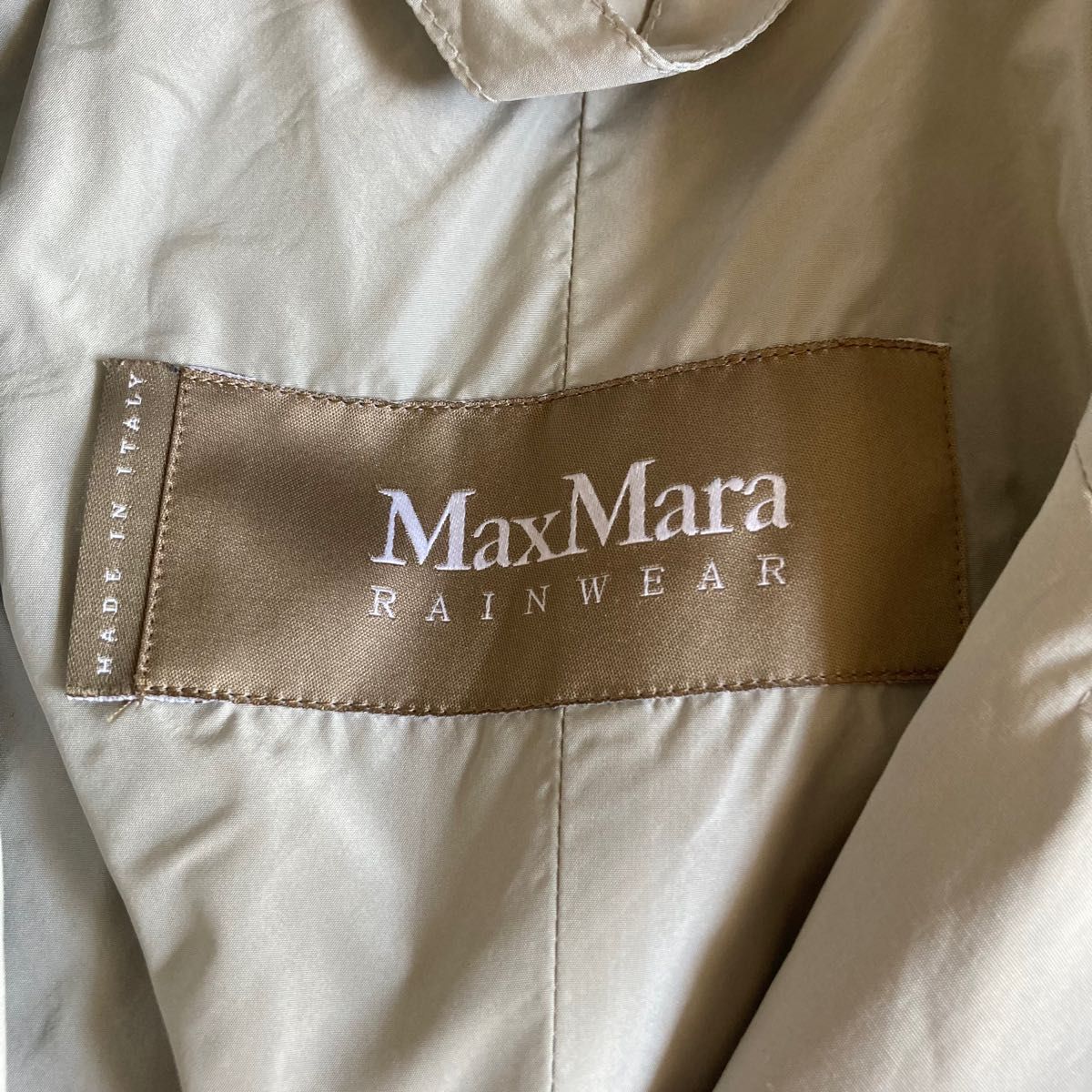 【古着】Max Mara マックスマーラレインウェア ショートトレンチコート