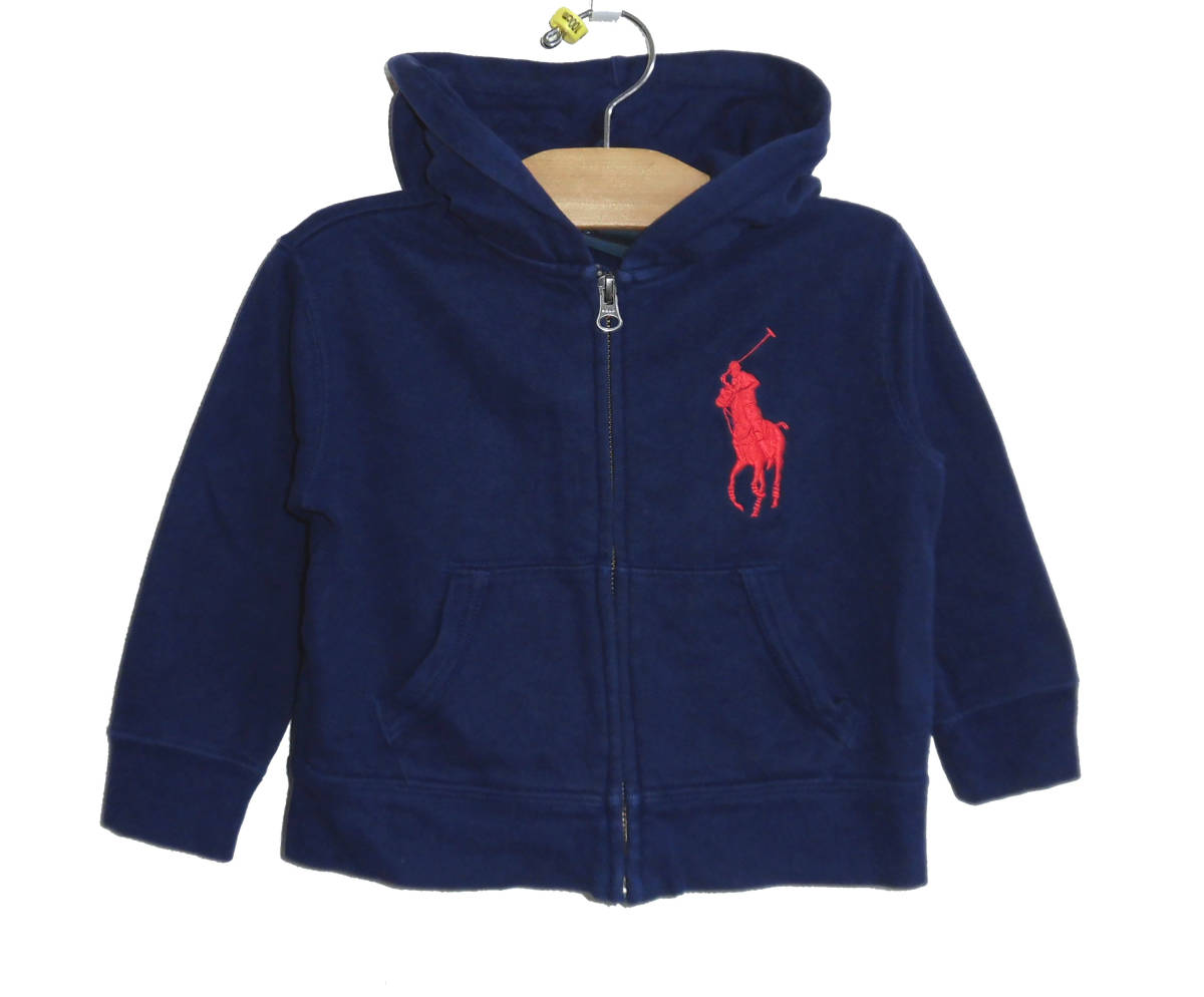 RALPH LAUREN ラルフローレン KIDS BABY ビッグポニー スウェットパーカー 2T(80-90)_画像1